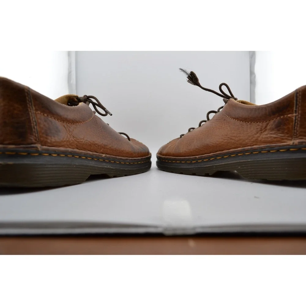 Dr Martens Healy Mens Brown Leather Lace Up‎ Shoes Size 9 USM/10 USL